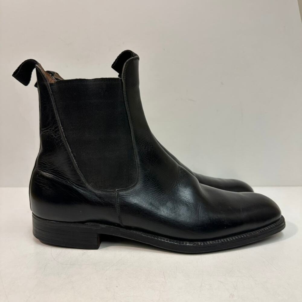 VGUC Tricker's x Miller's New York Chelsea Boot Black Calf Vintage US 8.5 C